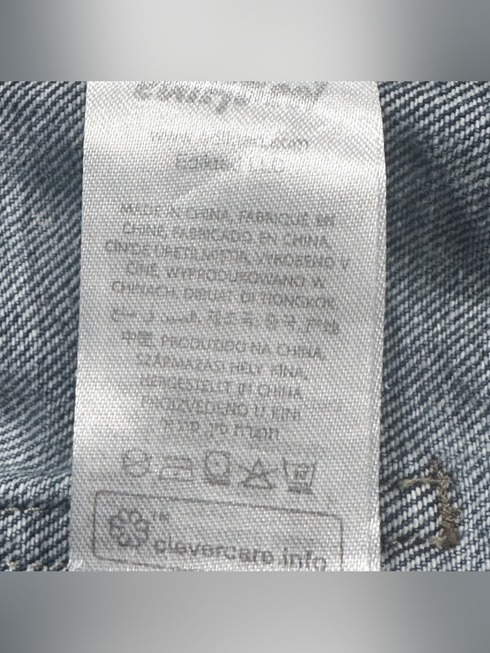 Edikted Wide Leg Carpenter Medium Wash Jeans Size M - Picture 5 of 12